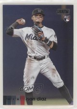 2020 Topps Stadium Club Black Foil Isan Diaz #258 06v4