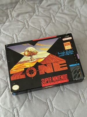 X Zone  *  Snes Box Only * Super Nintendo Original box