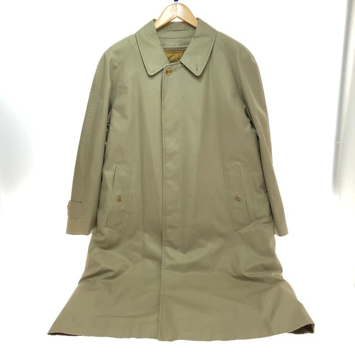 Cappotto Burberrys beige balmacaan Japan taglia 92 170 vintage uomo