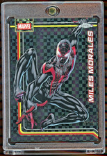 2026 Topps Chrome Marvel #78 Miles Morales /10 Black X-Fractor SSP Refractor