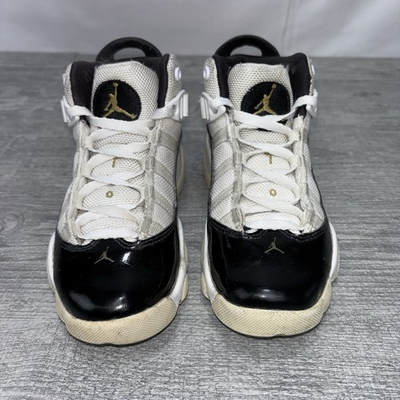 #ad Nike Air Jordan 6 Rings Defining Moments White Black CW6996 100 Youth Size 11C $24.97