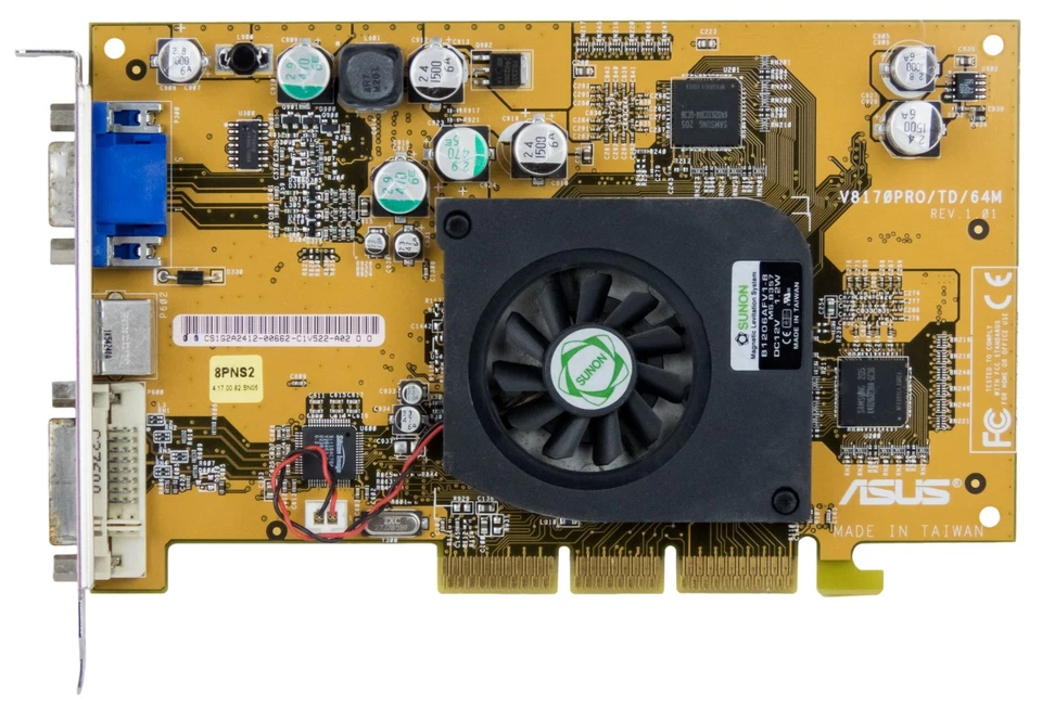 Graphics Card Asus NVIDIA GeForce4 MX460 64MB V8170PRO/TD/64M - Image 2 of 2