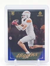 JAYDEN HIGGINS 2025 PANINI LUMINANCE BLUE /150 ROOKIE RC #127 TEXANS Q3329