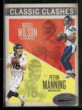 2016 Panini Classics #8 Russell Wilson / Peyton Manning Classic Clashes
