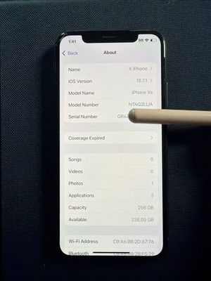 Apple iPhone XS Max 256GB Rose Gold SIM and Apple ID Unlocked