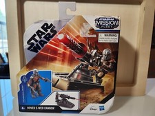 Star Wars The Mandalorian Mission Fleet Hover E-Web Cannon-NIB- Box Has Damage