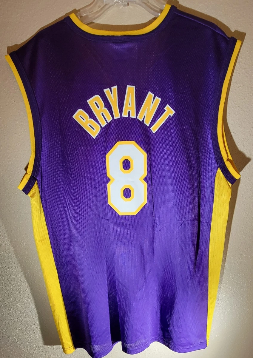 Men's Los Angeles Lakers Kobe Bryant #8 Purple Jersey - Retro Edition