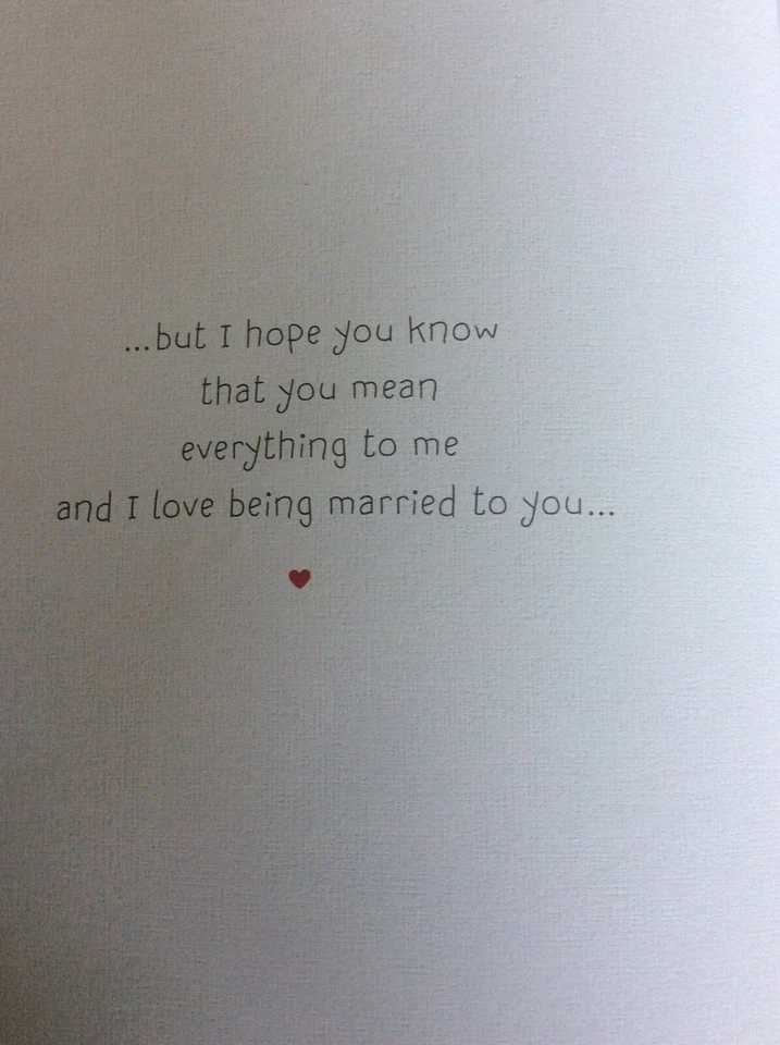 For my Wife, on Valentine’s Day, Card and envelope Freepost U.K. - Image 3 of 4