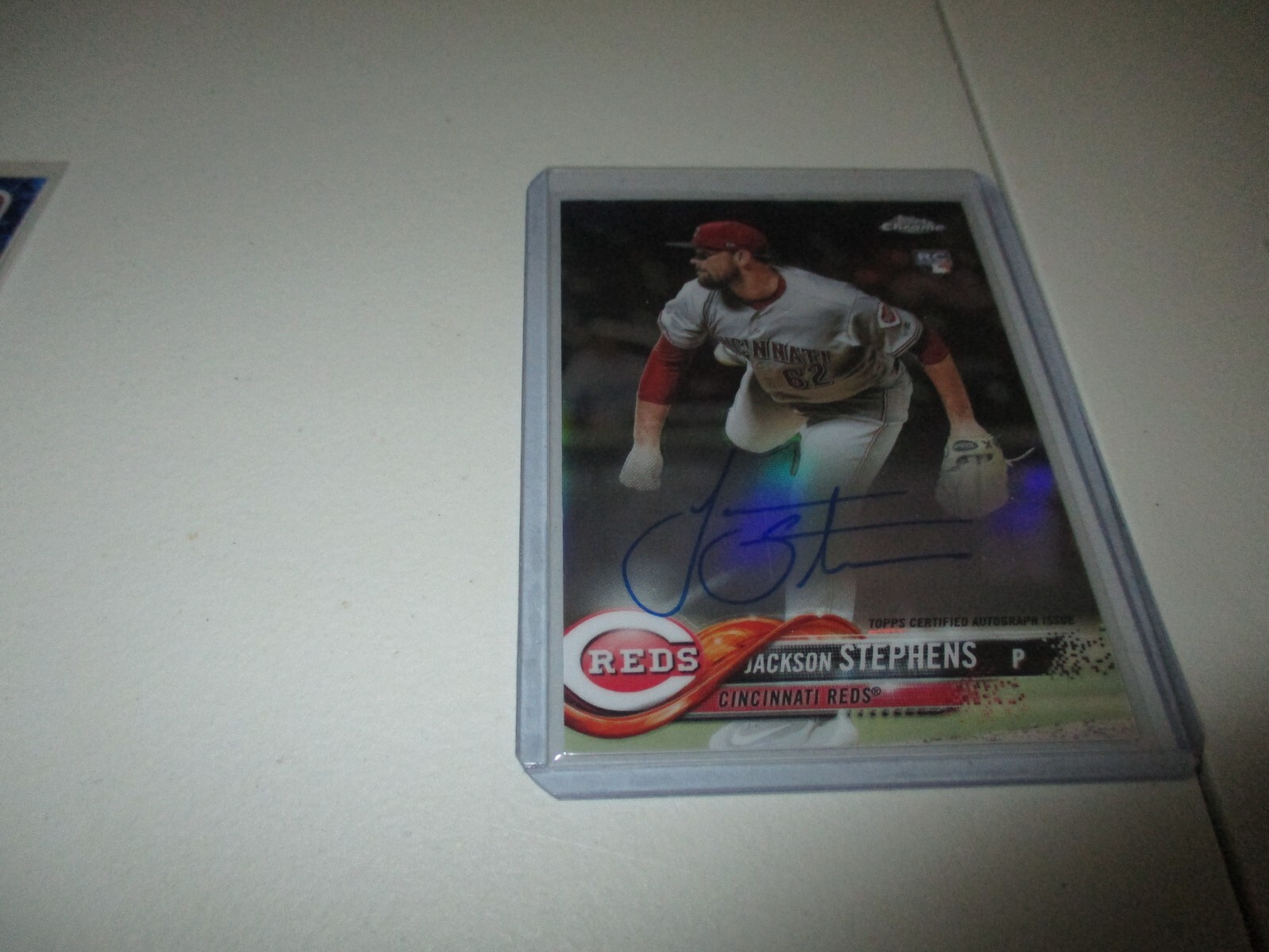 Jackson Stephens 2018 Topps Chrome Auto Refractor RC#RA-JS /499