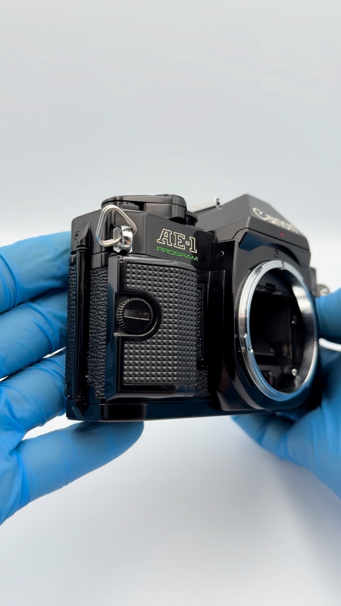 Canon AE-1 AE1 Program 35mm SLR Film Camera Body Black Japan