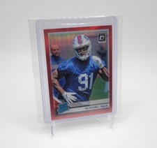 ED OLIVER 2019 Donruss Optic 97/99 Red Holo Prizm Rated Rookie BUFFALO BILLS