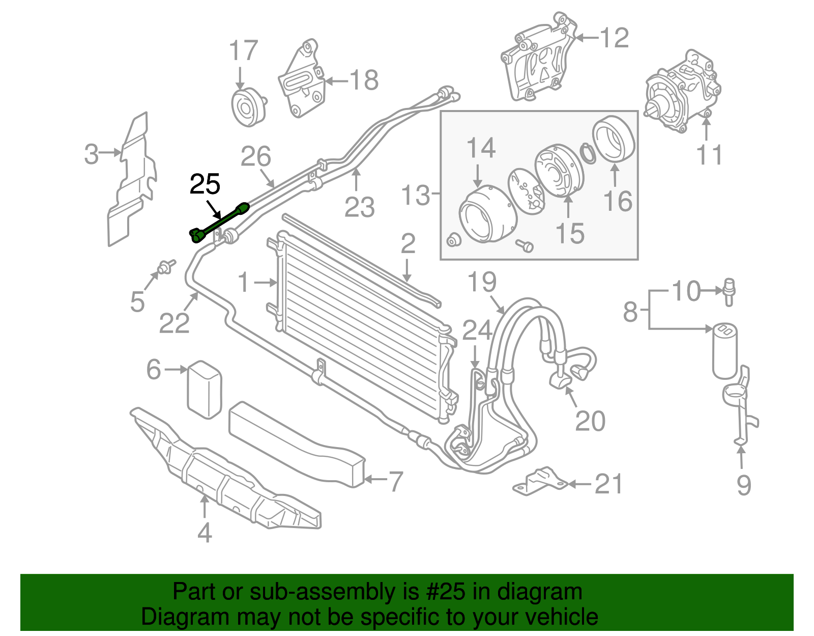 Genuine Mitsubishi Montero Sport AC Line MR398627 for sale online  