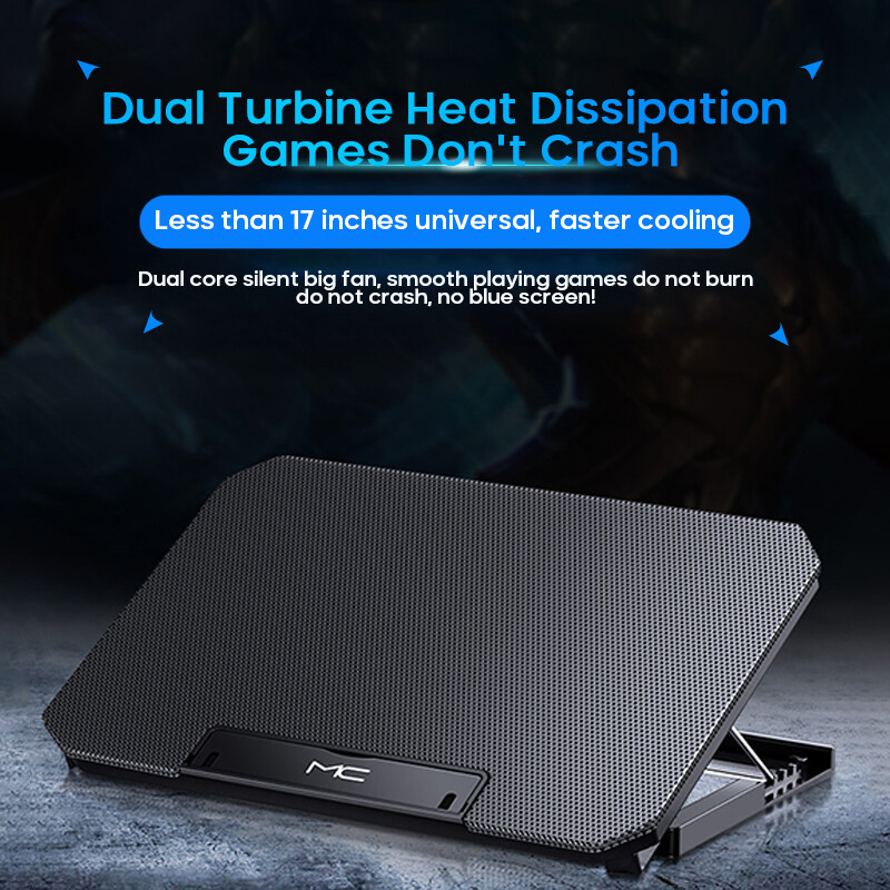 Gaming Laptop Cooler Large Size For 12-16 Inch Notebook Two USB Laptop Cooling P