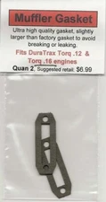 DuraTrax Torq .12 .16 Exhaust/Muffler Gasket 2 Pack NIP