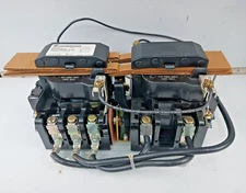 NEW GE NEMA SIZE 2 CONTACTOR REVERSER 2-SPEED 25 HP 600 VAC 3PH CR309D004AAKB