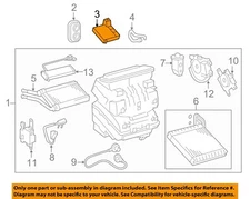 Used A/C Temperature Control Module fits: 2011 Toyota Rav4 Temperature exc. Limi