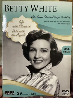 New/Sealed! BETTY WHITE: Life with Elizabeth/Date with Angels (4 DVD s/12 Hrs)