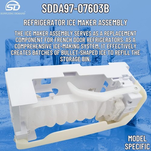 Replaces DA61-03213B - High-Performance DA97 Refrigerator Ice Maker Assembly - Picture 6 of 11