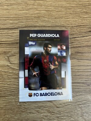 Pep Guardiola 2024 FC Barcelona Focus Base Card