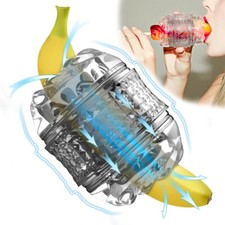 Automatic Handsfree Male Masturbaters Cup Stroker Moans Pocket-Pussy Lubricants