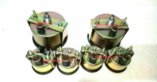 Smiths Replica Kit- Elec Temp + Oil + Fuel + Volt Gauge+Speedo +Tacho 85 mm W/C - Foto 2 di 3