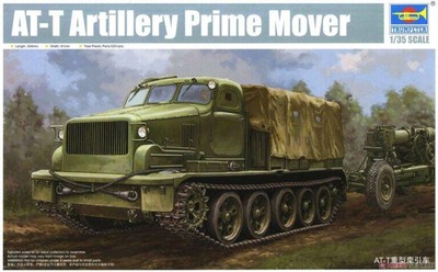 1/35 Scale Trumpeter Car AT-T Heavy Crawler Artillery Tractor 09501 Model Truck