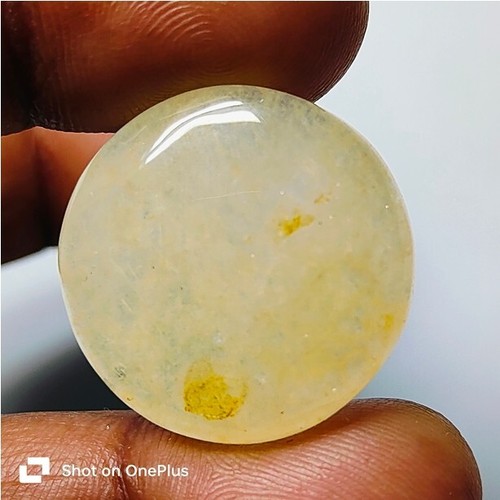 Goldi Quartz Stone Yellow Aventurine Cabochon Gemstone Calcite 34 Cts. ME-10771 - Picture 3 of 3