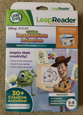Leapfrog LeapReader Disney Pixar Imagination Activation Read & Write Series