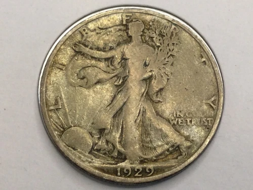 1929-S Walking Liberty Half Dollar in fine/very fine