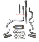 09-14 Ford F150 4.6 5.0 5.4 Catback Dual Exhaust Side Exit - 14" MaxFlow Muffler