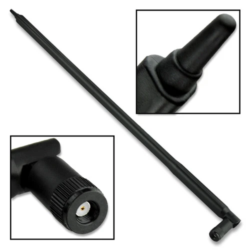 2.4GHZ 20 DBI WIRELESS RP-SMA WIFI BOOSTER WLAN ANTENNA FORMODEM ROUTER 90F5