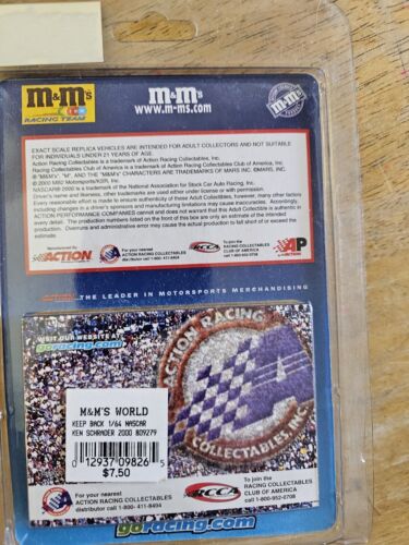 2000 ACTION NASCAR KEN SCHRADER M&M #36 1:64 GRAND PRIX LIMITED EDITION - Picture 4 of 5
