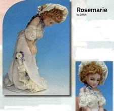 1:12 Visual Dollhouse Doll Dressing Made Easy~By Dana Burton~ROSEMARIE   PRINTED