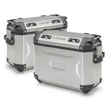 Pair of KAPPA K’VOYAGER aluminum 37L side cases