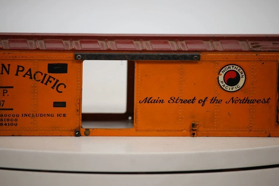 American Flyer #947 Northern Pacific Reefer/Boxcar SHELL ONLY S Gauge 1:64 Scale - Image 4 of 4
