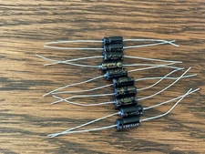 10 New Supertech 4.7 uf 50v Axial Capacitors Guitar Tube Amp & Stereo Caps (Qty