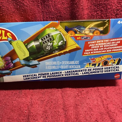 Hot Wheels Action Vertical Power Launch Track Set