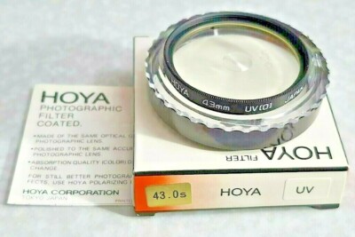 43mm Genuine OEM Hoya 43 mm UV Coated Glass Lens Protector Filter Japan Safety  