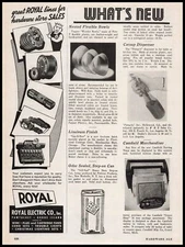 1946 Poloron Products New Rochelle New York "Step-On" Trash Can Article Print Ad
