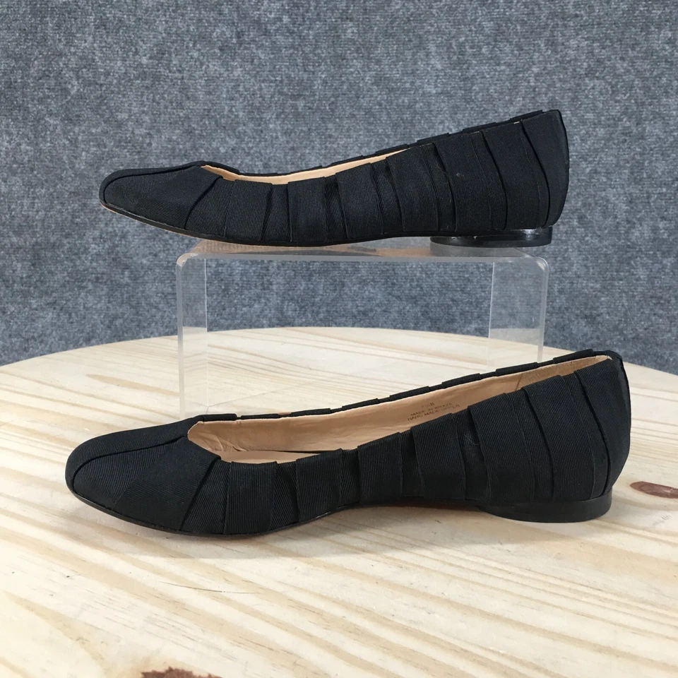 Zapatos Talbots para mujer 7,5 B sin cordones planos negros informales punta almendra cómodos Foto 2 de 4