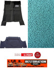 <!--F#f_0-->HOLDEN EJ EH manual trans SEDAN MOULDED TURQUOISE LOOP FRONT REAR & BOOT CARPET<!--F/-->