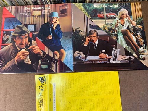 10cc How Dare You! JAPAN LP RECORD IMPP-10061 w/ CAP OBI USA press disc - Picture 4 of 8