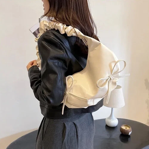 Handbag Underarm Bag Bow Crossbody Bag New Shoulder Bag  Ladies - Picture 10 of 17