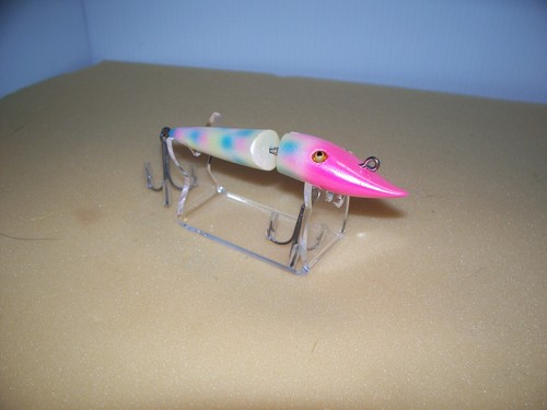 VINTAGE WOOD FISHING LURE MOONLIGHT PAW PAW - 第 2/6 張圖片