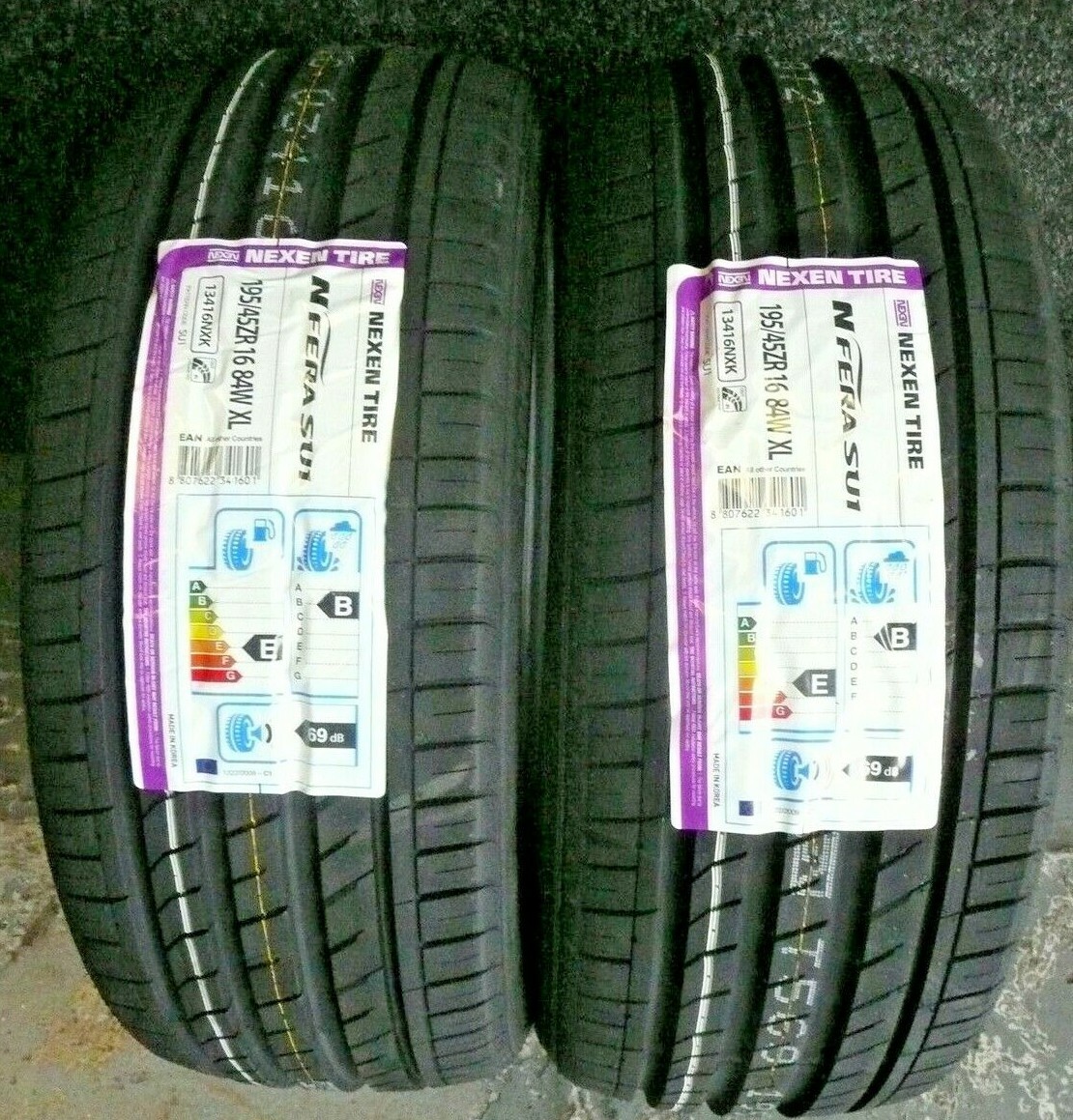 2 X 195 45 16 Nexen Nfera SU1 XL 195/45ZR16 1954516 lifetime warranty
