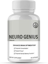 Neuro Genius Advanced Cognitive Support Supplement to uplock Brain Potential
