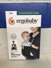 Ergobaby 360 All Positions Baby Carrier 12-45 Pounds Triple Triangles Color New