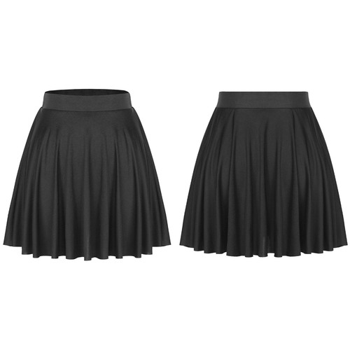 CHICTRY Damen Mini Faltenrock Einfarbiger Tennis Plisseerock Stretch Tanz Röcke - Picture 29 of 147
