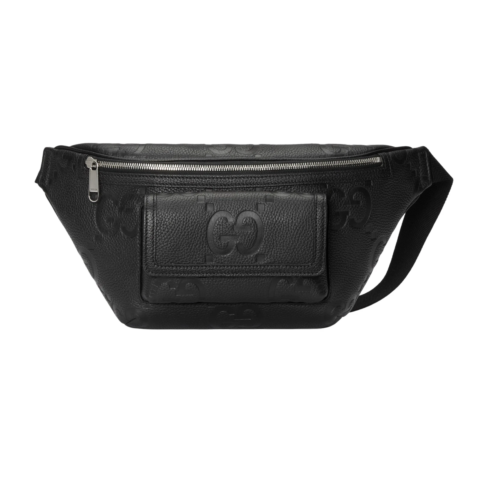 Sac ceinture cuir noir Jumbo GG GUCCI neuf/authentique