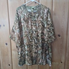 Gildan Ultra Cotton Tie Dye T-Shirt 4XL Camo Earth Tone Green Brown Geode Hippie